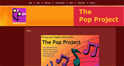 Desktop Screenshot of popproject.co.uk